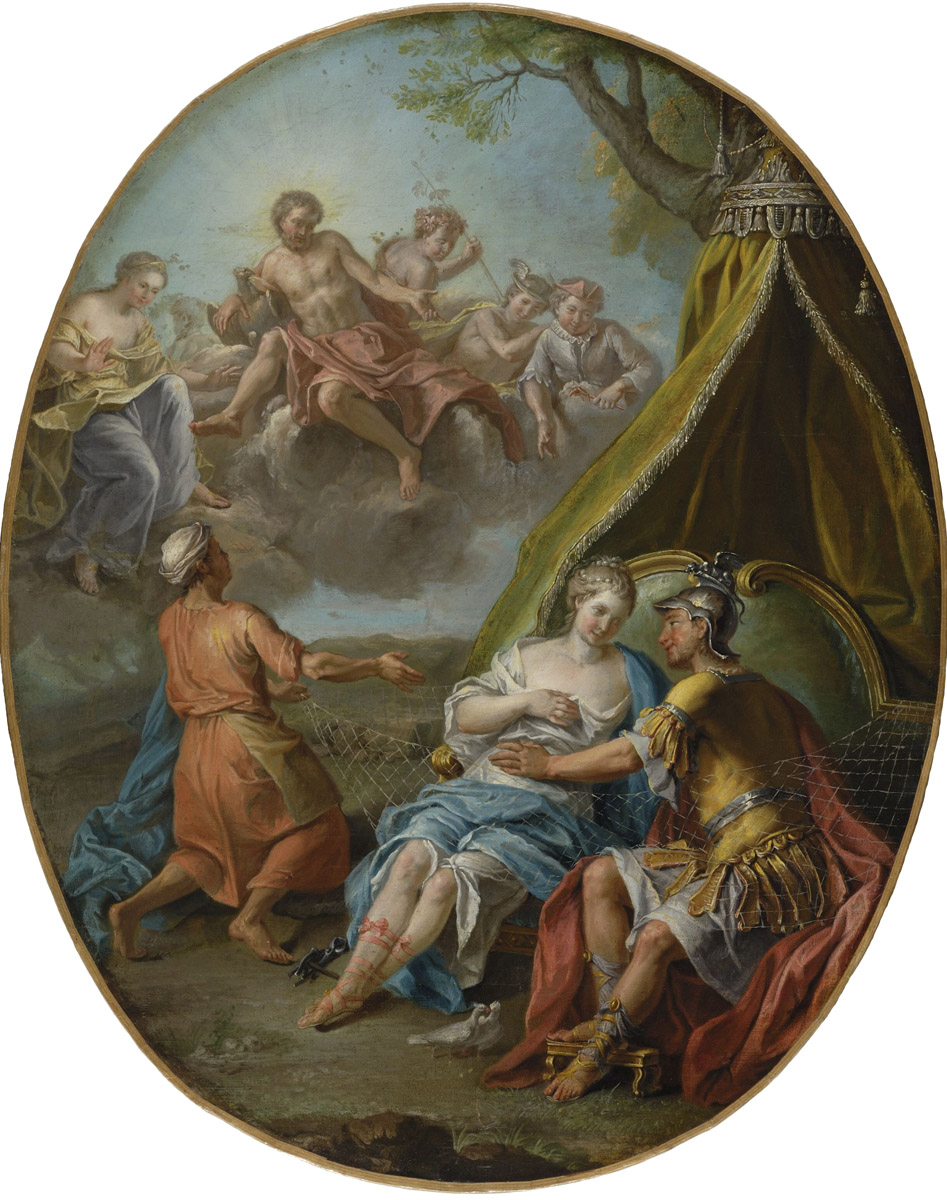 Mars et Vénus surpris par Vulcain_0